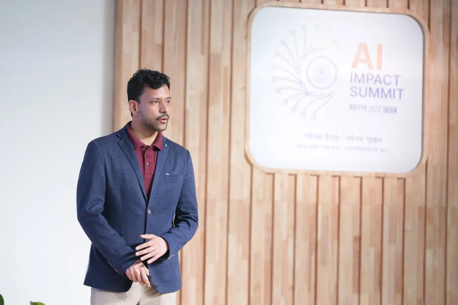 An Aignosis co-founder at the AI Impact Summit