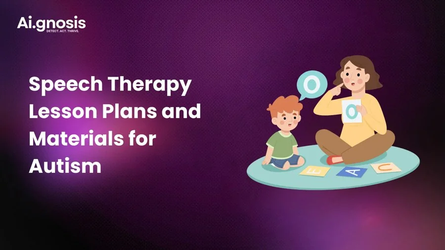 Speech Therapy Lesson Plans and Materials for Autism